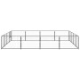 Perrera acero 16 m² negra von , Hundehütten und Zäune - Ref: Foro24-3082143, Preis: 301,67 €, Rabatt: %