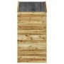 Cobertizo de herramientas con puerta madera pino 107x107x220 cm de , Cobertizos - Ref: Foro24-318193, Precio: 417,75 €, Descu...