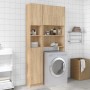Armario baño madera de ingeniería color roble 32x25,5x190 cm von , Badezimmermöbel - Ref: Foro24-802879, Preis: 106,48 €, Rab...