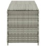 Caja de almacenaje de jardín ratán sintético gris 200x50x60 cm von , Aufbewahrungsboxen für den Außenbereich - Ref: Foro24-46...