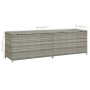 Caja de almacenaje de jardín ratán sintético gris 200x50x60 cm von , Aufbewahrungsboxen für den Außenbereich - Ref: Foro24-46...