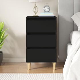 Mesita de noche madera contrachapada negro 40x35x70 cm von , Nachttische - Ref: Foro24-819661, Preis: 55,88 €, Rabatt: %