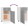 Armario bajo cocina “Lyon” madera ingeniería gris Sonoma von , Küchenschränke - Ref: Foro24-815571, Preis: 66,94 €, Rabatt: %