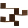 Estanterías de esquina de pared 2uds marrón roble 40x40x50 cm von , Regale und Regale - Ref: Foro24-815209, Preis: 40,64 €, R...
