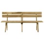 Banco de jardín de madera de pino impregnada 220 cm von , Gartenbänke - Ref: Foro24-318402, Preis: 130,67 €, Rabatt: %