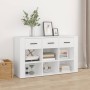 Aparador de madera contrachapada blanco 100x30x59,5 cm von , Sideboards - Ref: Foro24-821004, Preis: 122,13 €, Rabatt: %