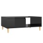 Mesa de centro madera contrachapada negro brillante 90x60x35 cm by , Coffee table - Ref: Foro24-806002, Price: 69,28 €, Disco...