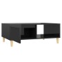 Mesa de centro madera contrachapada negro brillante 90x60x35 cm by , Coffee table - Ref: Foro24-806002, Price: 69,28 €, Disco...