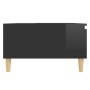 Mesa de centro madera contrachapada negro brillante 90x60x35 cm by , Coffee table - Ref: Foro24-806002, Price: 69,28 €, Disco...