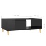 Mesa de centro madera contrachapada negro brillante 90x60x35 cm by , Coffee table - Ref: Foro24-806002, Price: 69,28 €, Disco...
