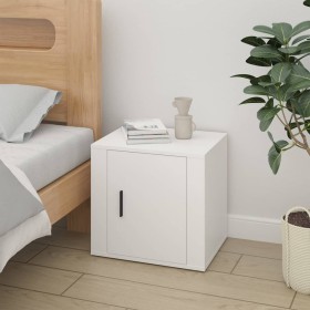 Mesita de noche blanca 50x39x47 cm von , Schließfächer und Lagerschränke - Ref: Foro24-816688, Preis: 38,59 €, Rabatt: %