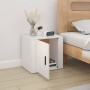 Mesita de noche blanca 50x39x47 cm von , Schließfächer und Lagerschränke - Ref: Foro24-816688, Preis: 38,59 €, Rabatt: %