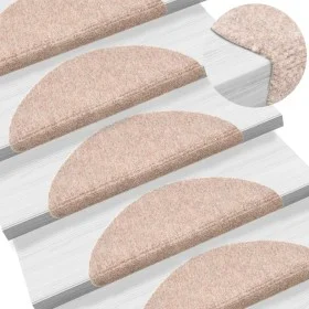 Self-adhesive stair mat 10 pcs 56x17x3 cm brown by vidaXL, Stair mats - Ref: Foro24-149675, Price: 24,93 €, Discount: %
