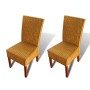Sillas de comedor 2 unidades ratán natural marrón von , Essstühle - Ref: Foro24-243236, Preis: 180,83 €, Rabatt: %