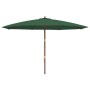 Sombrilla de jardín con poste de madera verde 400x273 cm von , Sonnenschirme - Ref: Foro24-363176, Preis: 151,06 €, Rabatt: %