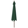 Sombrilla de jardín con poste de madera verde 400x273 cm von , Sonnenschirme - Ref: Foro24-363176, Preis: 151,06 €, Rabatt: %