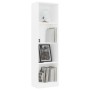 Estantería de 4 niveles madera contrachapada blanca 40x24x142cm von , Bücherregale und Regale - Ref: Foro24-800837, Preis: 61...