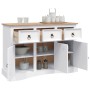 Aparador Corona Range de pino mexicano blanco 132x43x78 cm de , Aparadores - Ref: Foro24-282634, Precio: 350,37 €, Descuento: %