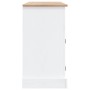 Aparador Corona Range de pino mexicano blanco 132x43x78 cm de , Aparadores - Ref: Foro24-282634, Precio: 350,37 €, Descuento: %