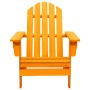 Silla de jardín Adirondack madera maciza de abeto naranja by , Garden chairs - Ref: Foro24-315878, Price: 89,59 €, Discount: %