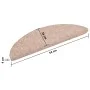 Selbstklebende Stufenmatte 10 Stück 56x17x3 cm braun von vidaXL, Treppenmatten - Ref: Foro24-149675, Preis: 24,93 €, Rabatt: %