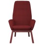 Sillón de relax con taburete tela rojo tinto by , Armchairs - Ref: Foro24-3097879, Price: 163,13 €, Discount: %