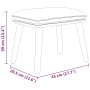 Sillón de relax con taburete de tela gris taupé von , Sessel - Ref: Foro24-3097891, Preis: 145,67 €, Rabatt: %