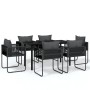 Juego de comedor para jardín 7 piezas negro von , Gartensets - Ref: Foro24-3099080, Preis: 544,32 €, Rabatt: %