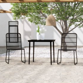 Juego de comedor para jardín 3 piezas negro von , Gartensets - Ref: Foro24-3099179, Preis: 327,06 €, Rabatt: %