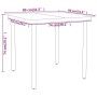 Juego de comedor de jardín 3 piezas negro by , Garden sets - Ref: Foro24-3099113, Price: 237,41 €, Discount: %