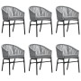 Juego de comedor de jardín 7 piezas ratán sintético gris von , Gartensets - Ref: Foro24-3099236, Preis: 658,20 €, Rabatt: %