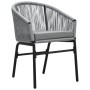 Juego de comedor para jardín 5 piezas ratán sintético gris by , Garden sets - Ref: Foro24-3099234, Price: 406,40 €, Discount: %