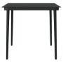 Juego de comedor para jardín 5 piezas negro by , Garden sets - Ref: Foro24-3099276, Price: 308,82 €, Discount: %