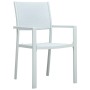 Juego de comedor para jardín 9 piezas blanco de , Conjuntos de jardín - Ref: Foro24-3099274, Precio: 604,62 €, Descuento: %