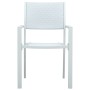 Juego de comedor para jardín 9 piezas blanco de , Conjuntos de jardín - Ref: Foro24-3099274, Precio: 604,62 €, Descuento: %