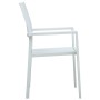 Juego de comedor para jardín 9 piezas blanco de , Conjuntos de jardín - Ref: Foro24-3099274, Precio: 604,62 €, Descuento: %