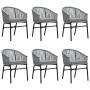 Juego de comedor de jardín 7 piezas ratán sintético gris von , Gartensets - Ref: Foro24-3099255, Preis: 706,57 €, Rabatt: %