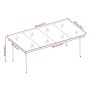 Juego de comedor de jardín 9 piezas con cojines negro von , Gartensets - Ref: Foro24-3099346, Preis: 653,67 €, Rabatt: %