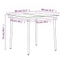 Juego de comedor de jardín 3 piezas con cojines gris y negro von , Gartensets - Ref: Foro24-3099371, Preis: 354,32 €, Rabatt: %