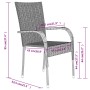 Juego de comedor para jardín 7 piezas negro von , Gartensets - Ref: Foro24-3099399, Preis: 493,57 €, Rabatt: %