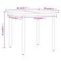 Juego de comedor para jardín 5 piezas negro von , Gartensets - Ref: Foro24-3099414, Preis: 308,93 €, Rabatt: %