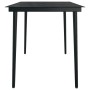 Juego de comedor para jardín 5 piezas negro de , Conjuntos de jardín - Ref: Foro24-3099421, Precio: 346,59 €, Descuento: %