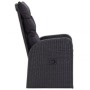 Juego de comedor de jardín 5 piezas con cojines negro by , Garden sets - Ref: Foro24-3099480, Price: 742,15 €, Discount: %