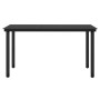 Juego de comedor de jardín 5 piezas con cojines negro by , Garden sets - Ref: Foro24-3099507, Price: 541,21 €, Discount: %