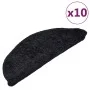 Alfombrillas de escalera 10 unidades negro 65x21x4 cm de vidaXL, Alfombrillas para escalones - Ref: Foro24-149801, Precio: 65...
