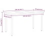 Juego de comedor para jardín 5 piezas negro by , Garden sets - Ref: Foro24-3099615, Price: 376,03 €, Discount: %
