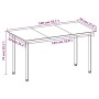 Set comedor de jardín 7 pzas y cojines ratán sintético y vidrio by , Garden sets - Ref: Foro24-3099688, Price: 552,21 €, Disc...