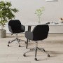 Sillas de comedor giratorias 2 unidades tela negro von , Essstühle - Ref: Foro24-3103094, Preis: 165,27 €, Rabatt: %