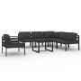Set muebles de jardín 7 pzas y cojines aluminio gris antracita von , Gartensets - Ref: Foro24-3107795, Preis: 991,28 €, Rabat...