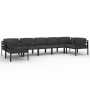 Set muebles de jardín 7 pzas y cojines aluminio gris antracita von , Gartensets - Ref: Foro24-3107813, Preis: 1,00 €, Rabatt: %